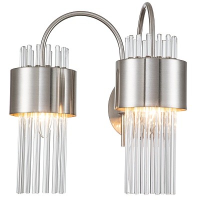 Настенный светильник  Escada 656/2A E14*40W Satin nickel