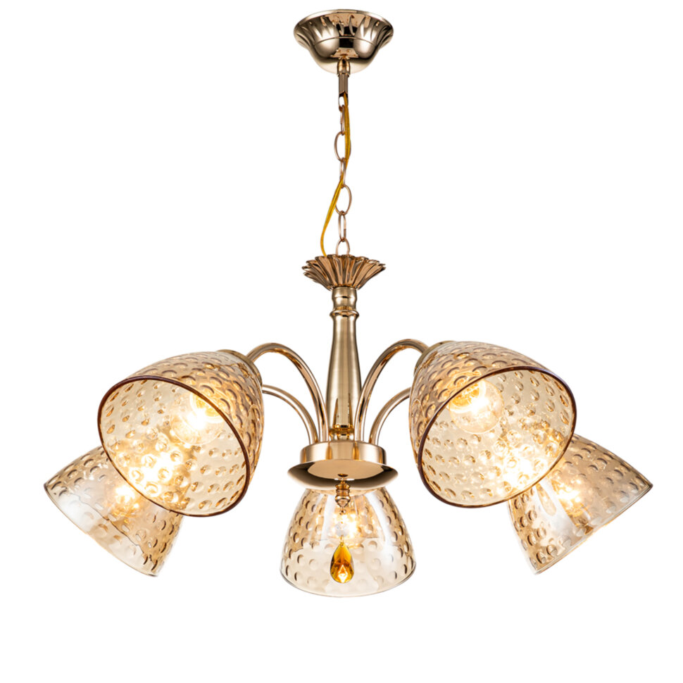 Подвесной светильник  Escada 658/5PL E27*40W Gold