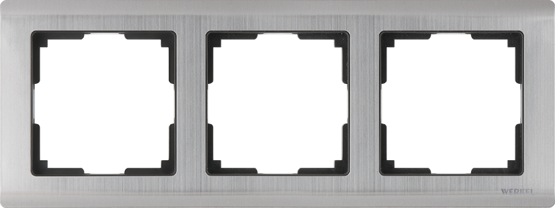 WL глянцевый никель 3 рамка WL02-Frame-03