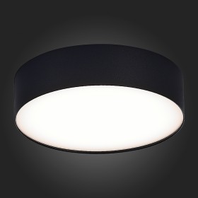 ST606.442.27 Светильник потолочный Черный LED 1*27W 4000K 2 340Lm Ra>85 120° IP20 D220xH55 185-265V