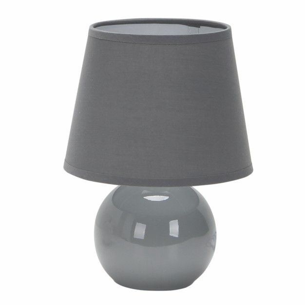 Светильник настольный с абажуром LE TL ALICE 02 GREY (Серый, E14) (12) ( под патрон)