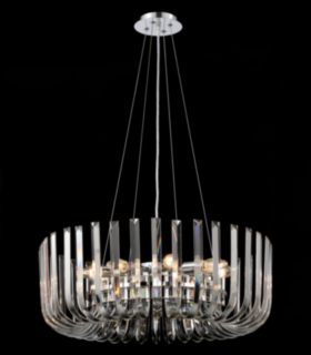 Люстра хрустальная B1257-600 Хром