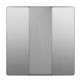 Накладка для розетки HDMI (серебряный рифленый)