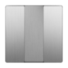 WL серебряный рифленный Накладка на Выкл 3-x