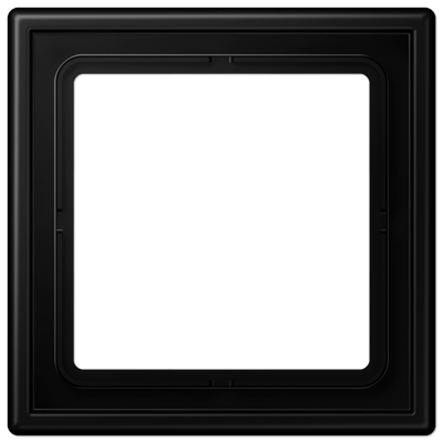 Jung Рамка 1 пост; дюропласт; черный матовый