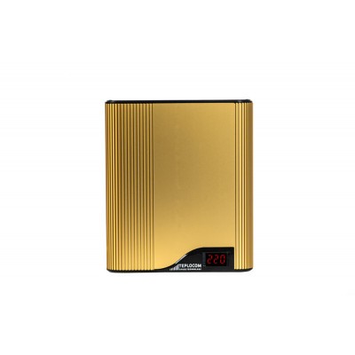 Дизайнерский стабилизатор для газовых настенных котлов отопления TEPLOCOM ST-555-И gold