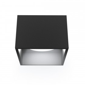 Светильник накладной ARTON, квадрат, 100х100х73, GX53, алюминий, черный, Ritter