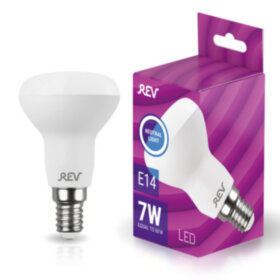 REV Лампа сд R50 Е14 7W, 4000K, холодный свет