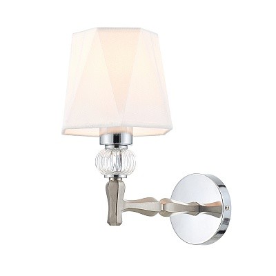 Настенный светильник  Escada 672/1A E27*60W Nickel