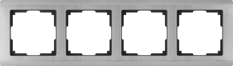 WL глянцевый никель 4 рамка WL02-Frame-04