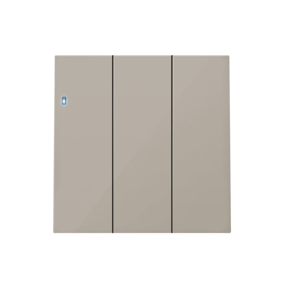 Клавиша 3-я с подсветкой, матовый кашемир