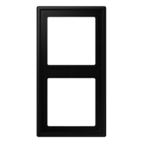 Jung Рамка 2 пост; дюропласт; черный матовый