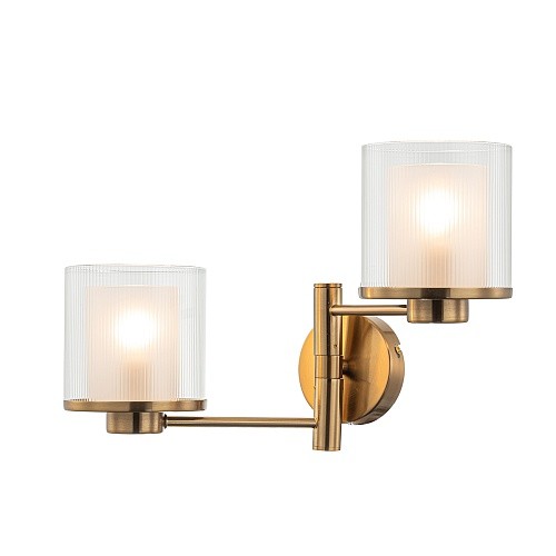 Настенный светильник  13023/2W Brass