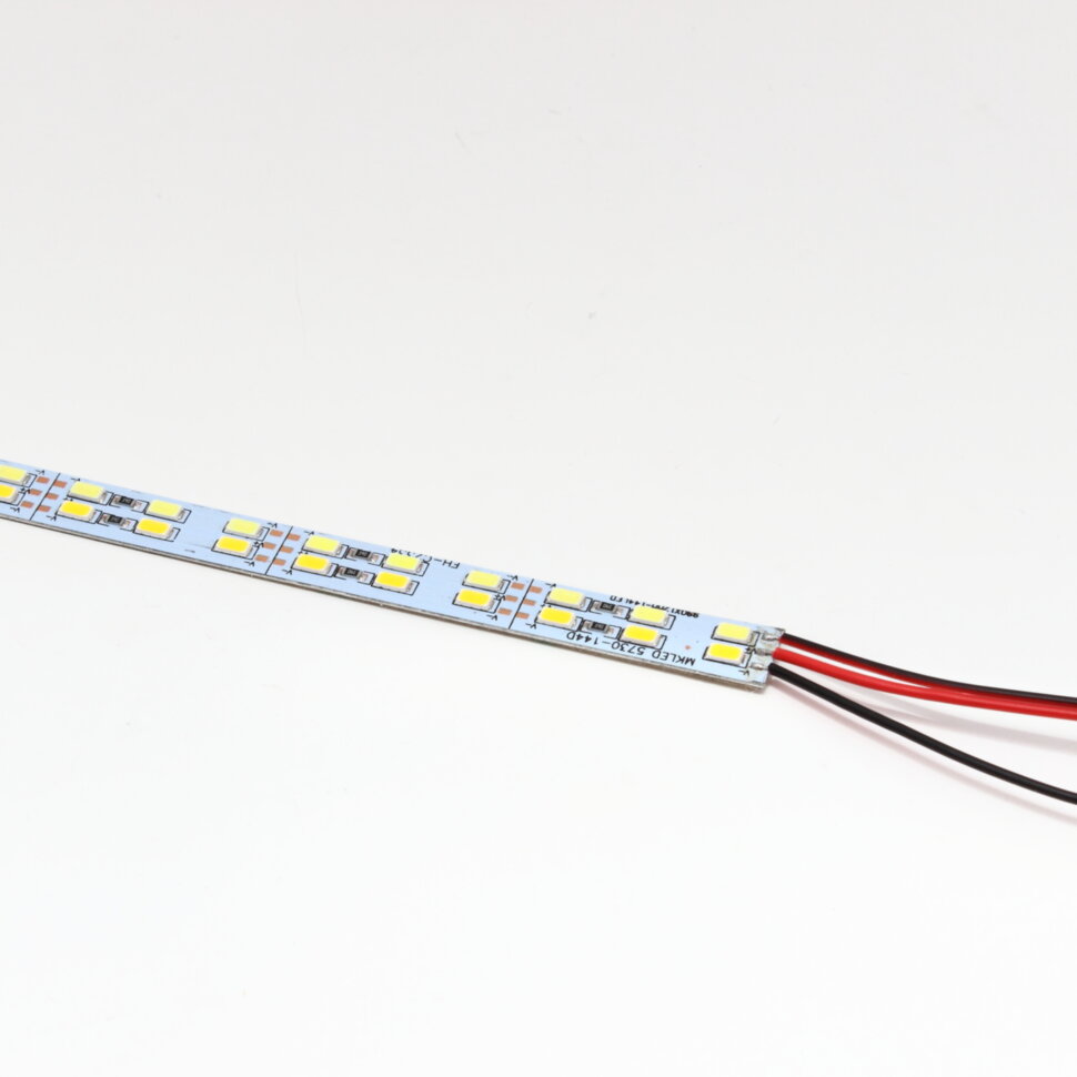 Светодиодная линейка 5730, 144 led, (12V, 2х36W, mix, для ювелирных витрин) (MIX-White)