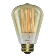 Лампа ST64 40w e27 (лампа накаливания)