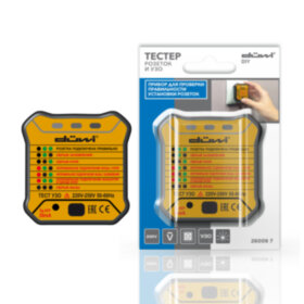 REV Тестер розеток и УЗО М6860 DIY. duwi