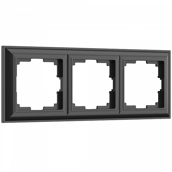 WL черный 3 рамка WL04-Frame-03-black