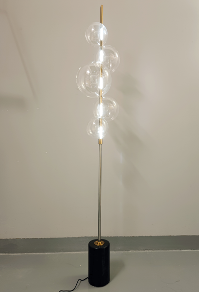 Напольный светильник Anser  118869F LED 8W  3000K/matt gold+Amber