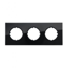 Рамка 3-постовая квадратная из натурального темного стекла LK Vintage (10шт.) 1кор.=80шт.