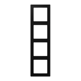 Jung Рамка 3 пост; дюропласт; черный матовый