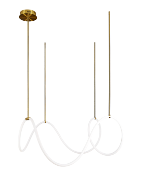 KT876DW/110 BRASS (1) Люстра (NW)