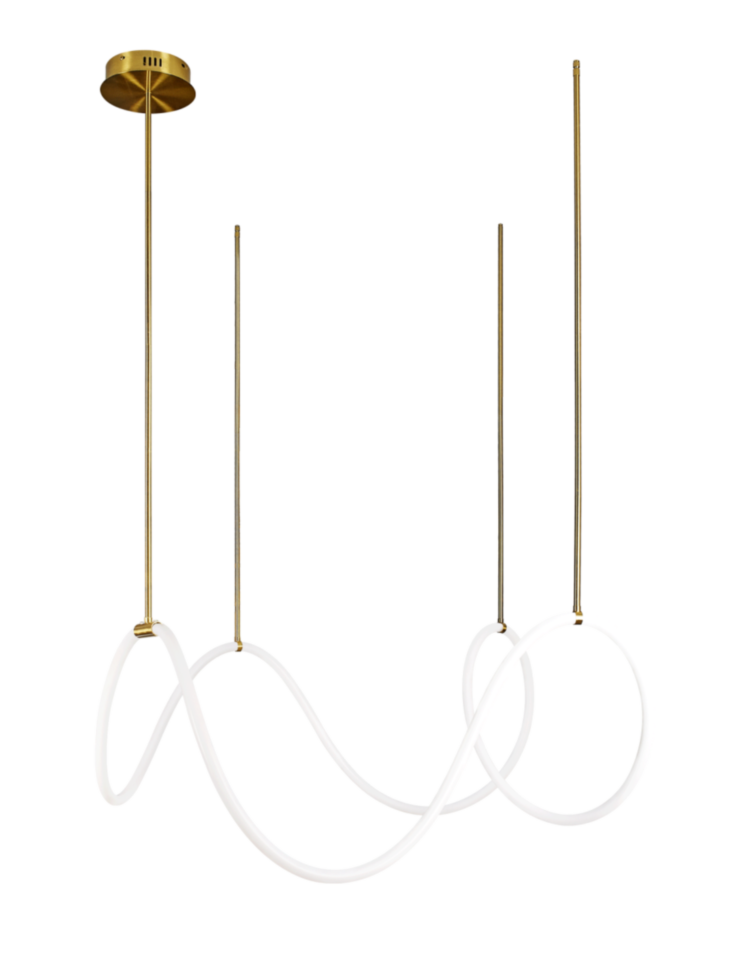 KT876DW/110 BRASS (1) Люстра (NW)