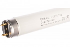 Лампа люминесцентная L 18W/765 18Вт T8 6500К G13 смол. OSRAM