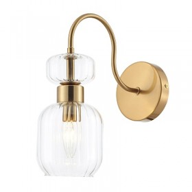 Настенный светильник  Escada 1141/1A E14*60W Antigue copper/Clear