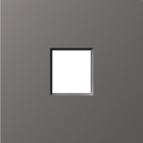 Donel A07 матовый титан накладка 1-я для розеток RJ45,TV,SAT