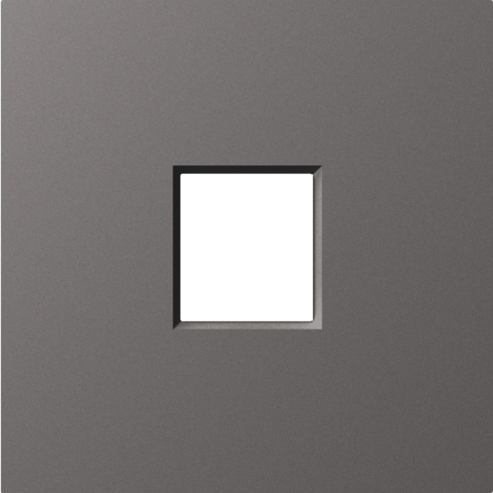 Donel A07 матовый титан накладка 1-я для розеток RJ45,TV,SAT