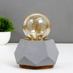 Настольная лампа 16698/1GY E27 60Вт серый 10х10х10 см 6907863