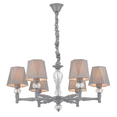 Подвесной светильник  Escada 672/6S E27*60W Grey