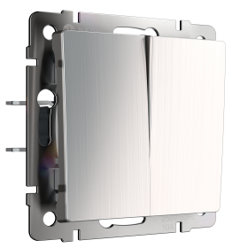 WL глянцевый никель Выключатель 2-кл