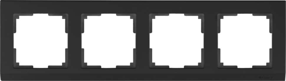 WL черный 4 рамка WL04-Frame-04-black