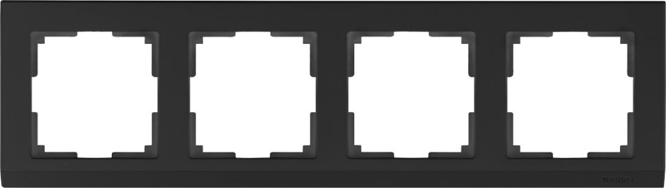 WL черный 4 рамка WL04-Frame-04-black