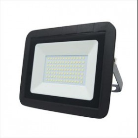 Прожектор с/д LEEK LE FL SMD7 70W CW BLACK (20) IP65 холодный белый (ультратонкий)