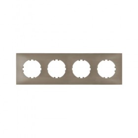 Рамка 4-пост. квадратная  (бронза) LK Vintage-Quadro