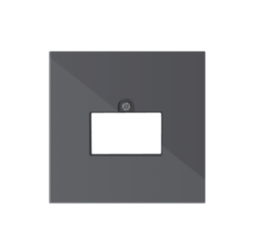 Накладка стандарта TAE для розеток USB, HDMI, аудио, черный