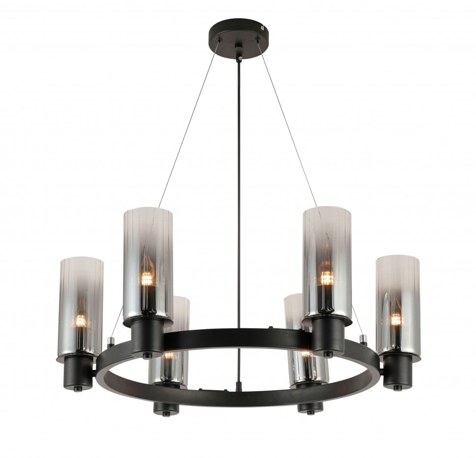 321008/6 BLACK (1) Люстра (RL)