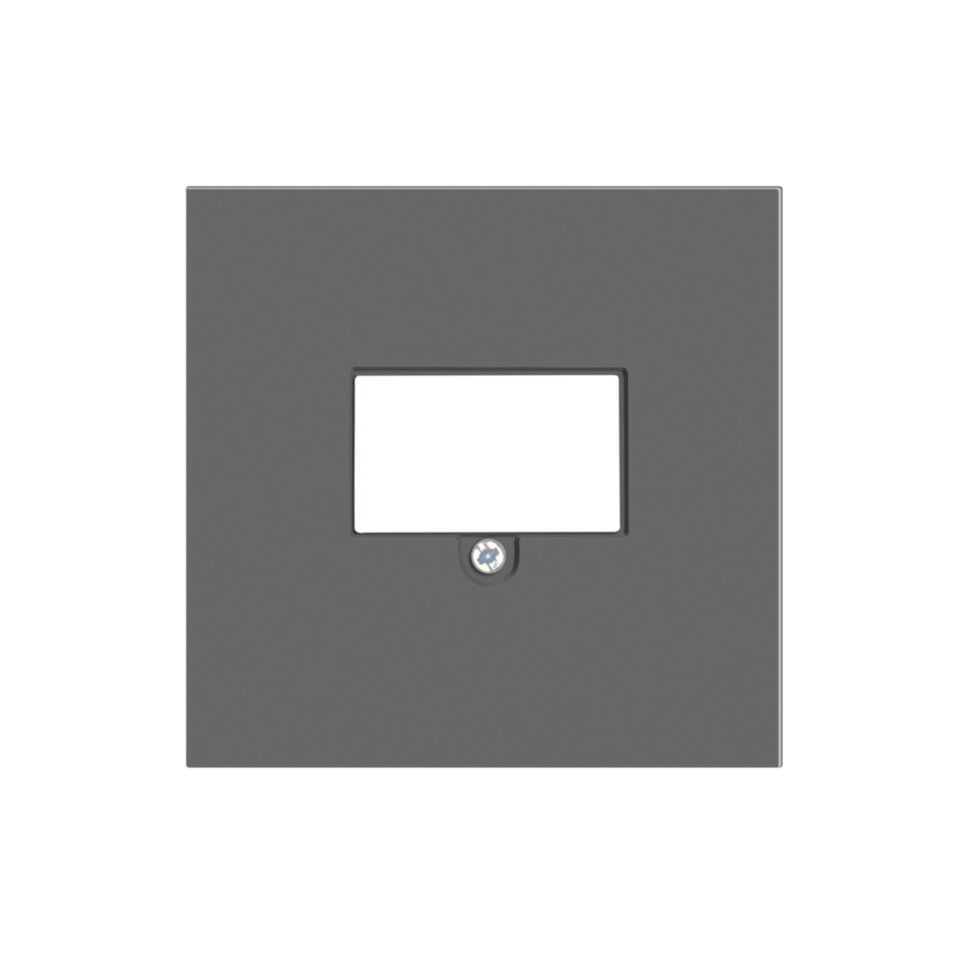 Накладка стандарта TAE для розеток USB, HDMI, аудио, матовый шоколад