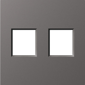 Donel A07 матовый титан накладка 2-я для розеток RJ45,TV,SAT