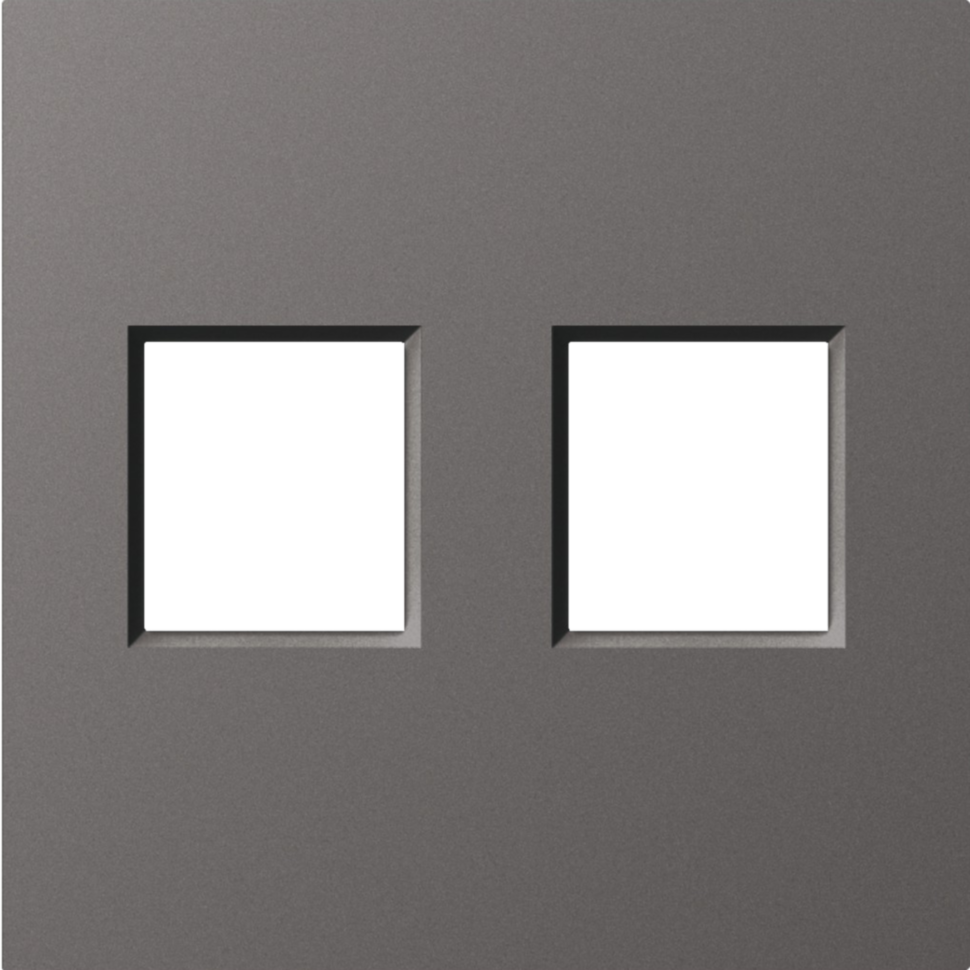 Donel A07 матовый титан накладка 2-я для розеток RJ45,TV,SAT