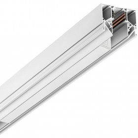 135243 SHINO NT24 123 белый Низковольтный шинопровод для монтажа в натяжной потолок 3м IP20 48V FLUM