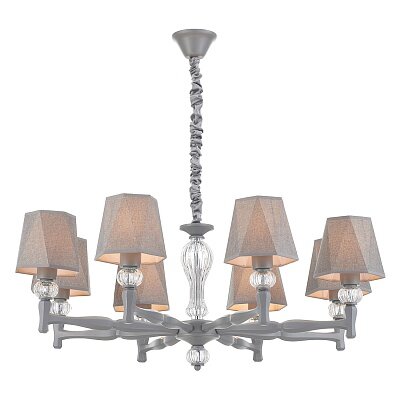Подвесной светильник  Escada 672/8S E27*60W Grey