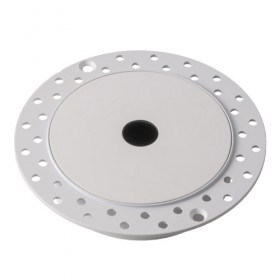 074206-02 Рамка скрытого монтажа плоская д/светильников 0742х6 (D85) SPIRA БЕЛЫЙ