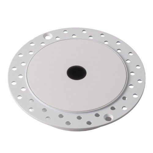 074206-02 Рамка скрытого монтажа плоская д/светильников 0742х6 (D85) SPIRA БЕЛЫЙ