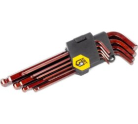 Набор шестигранных ключей с шаром КВТ КШ-9s