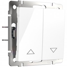 WL белый 2 кл перекрестный переключатель