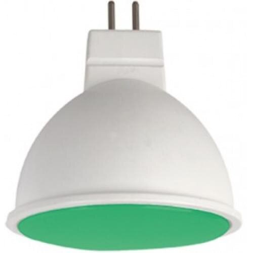 Лампа св/д Ecola MR16 GU5.3 220V (7W) Зеленый матов. 47x50 M2TG70ELC
