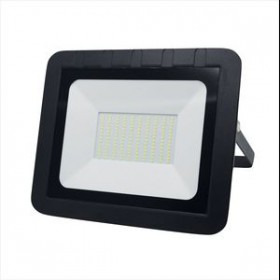 Прожектор с/д PRE LED FL 100W BLACK (1/10) IP65 холодный белый (ультратонкий)